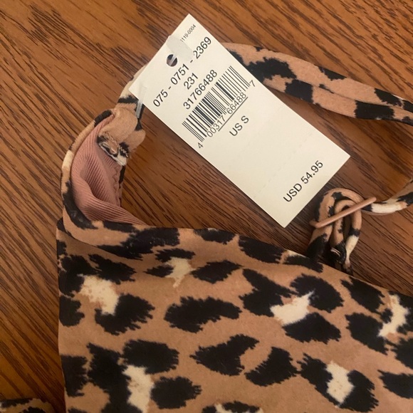 Aerie Leopard Wrap One Piece - Picture 3 of 4
